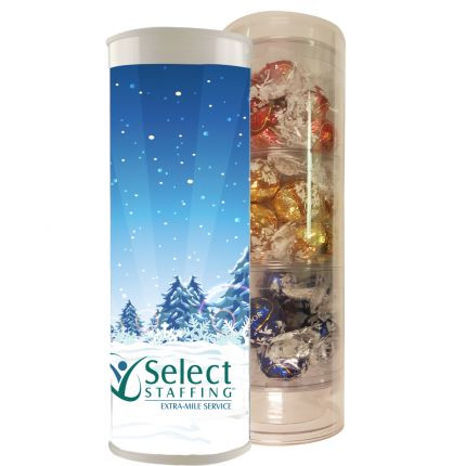 Lindt® Lindor Truffles 3 Piece Holiday Gift Tube Product Image