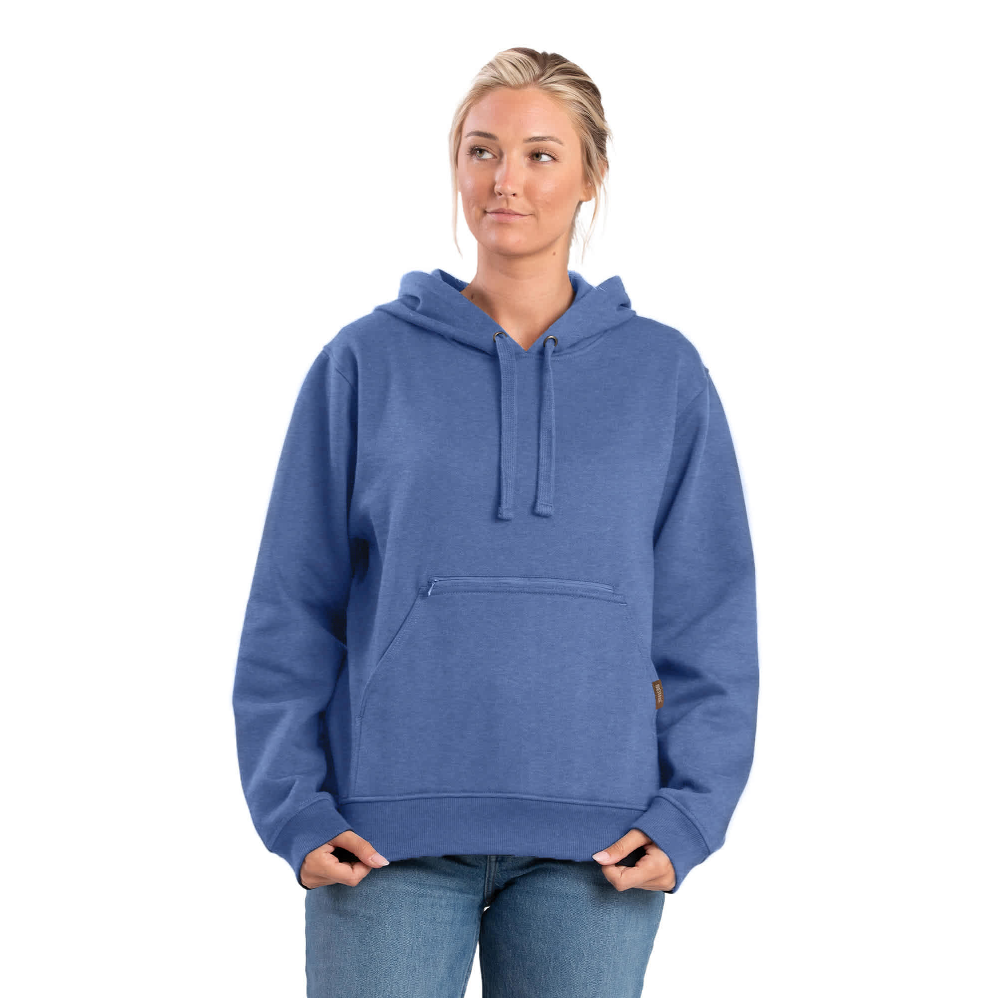 BERNE Women's Heritage Zippered Pocket Hooded Pullover Sweatshirt Product Image