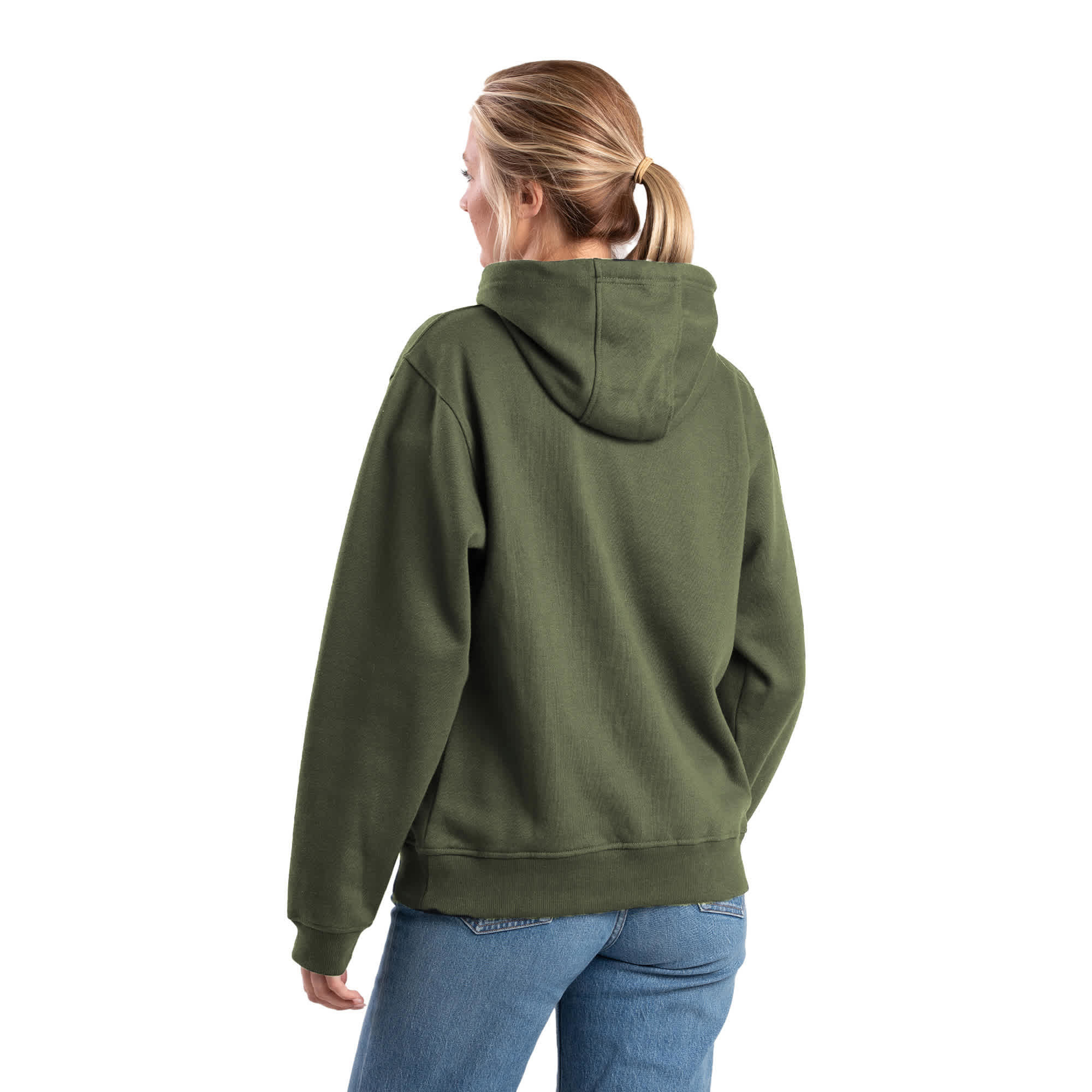 BERNE Women's Heritage Zippered Pocket Hooded Pullover Sweatshirt Product Image