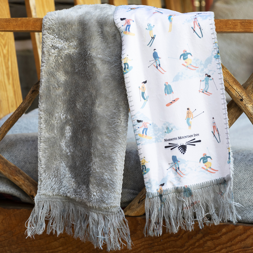 Full Color Sublimated Sherpa Scarf Product Image