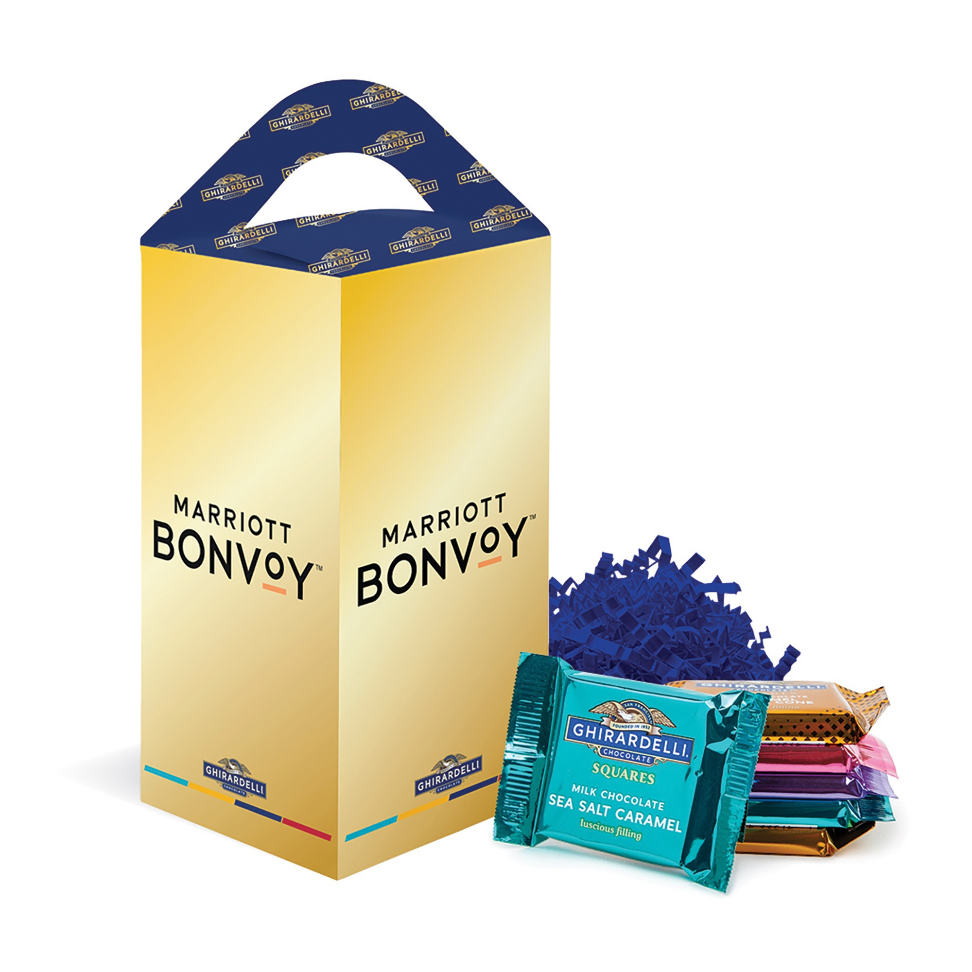 Ghirardelli® Chocolate Squares Tote Box Product Image