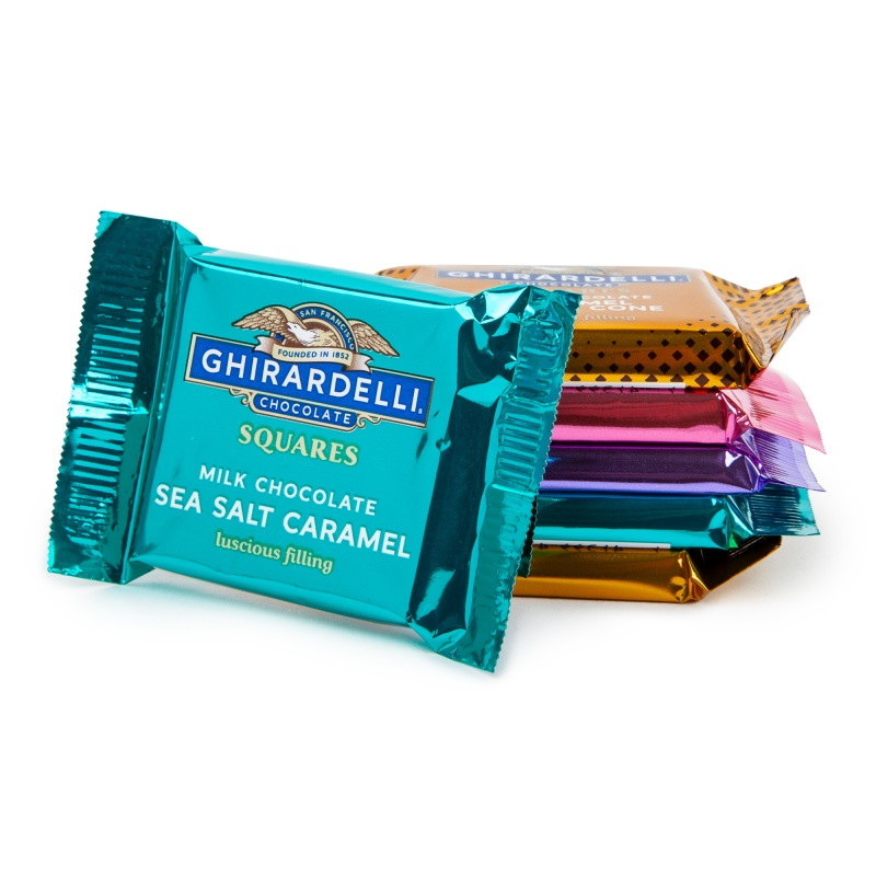 Ghirardelli® Chocolate Squares Tote Box Product Image