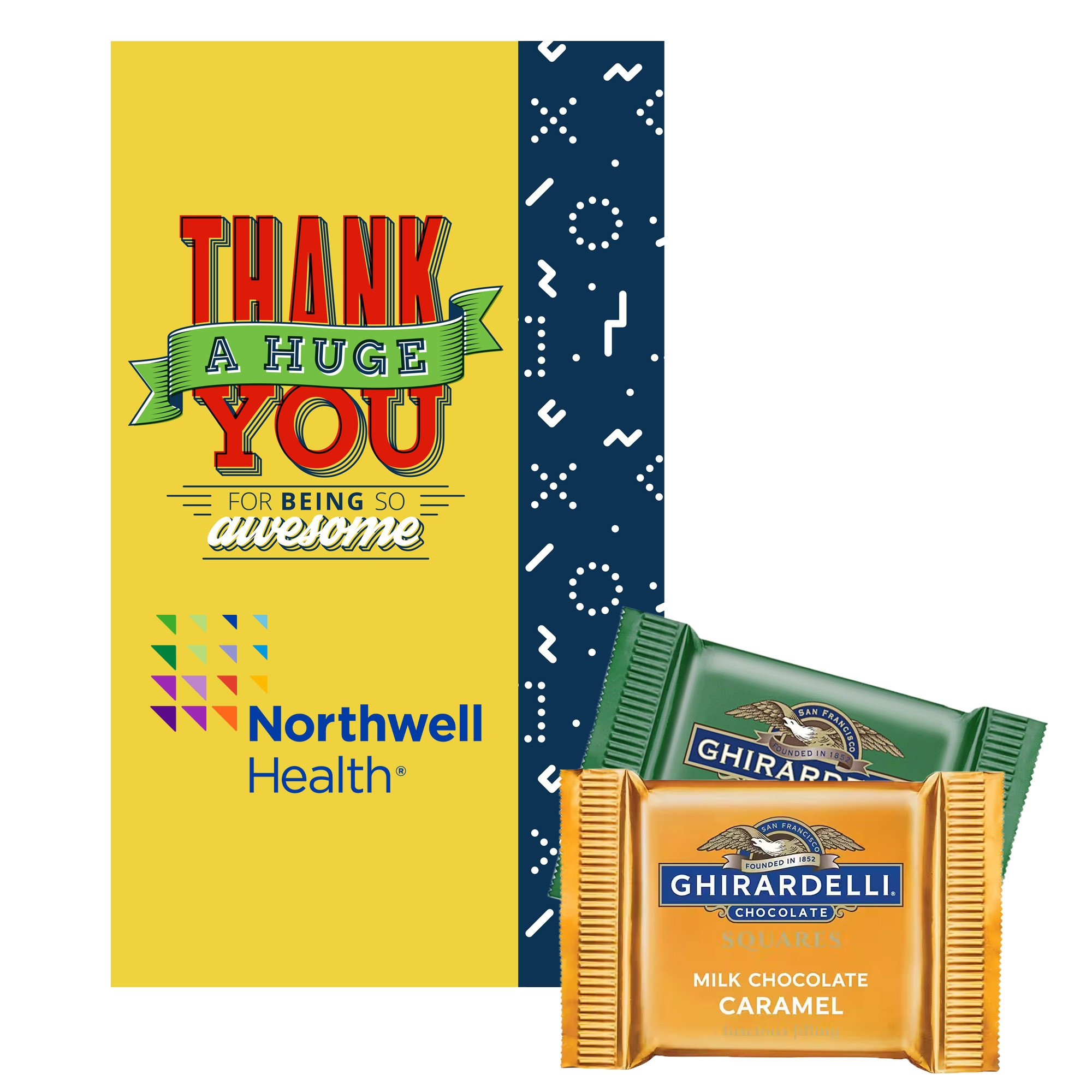 Ghirardelli® Chocolate Squares Calling Card Product Image