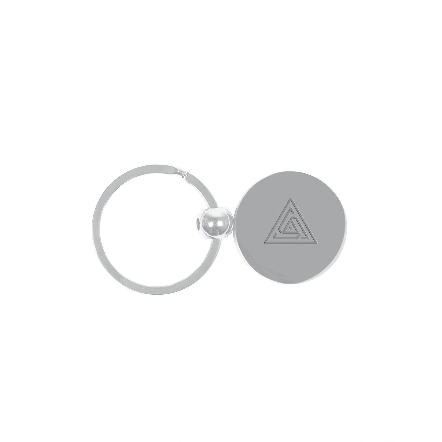 Round Metal Keychain Product Image