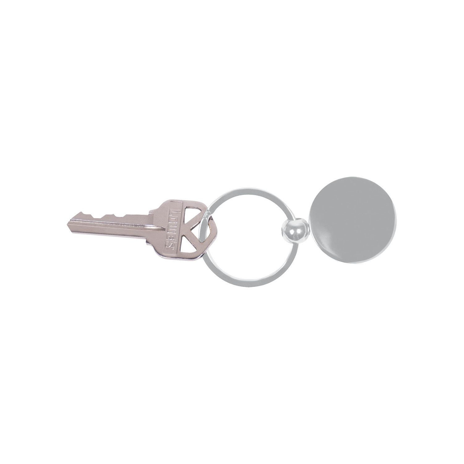 Round Metal Keychain Product Image