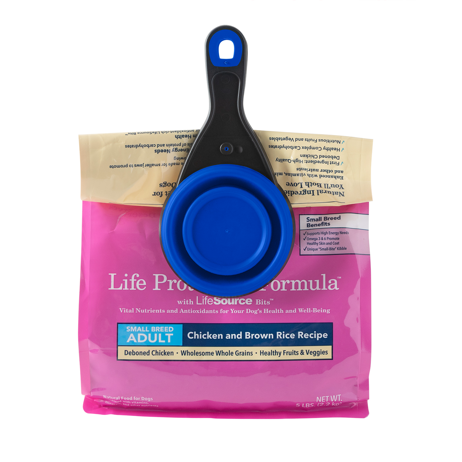 Collapsible Pet Food Scoop & Clip Product Image