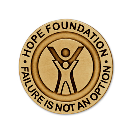 Antique Finish Die Struck Pin Product Image