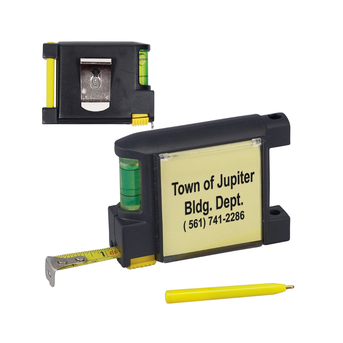 Level Notepad Tape Measure Product Image