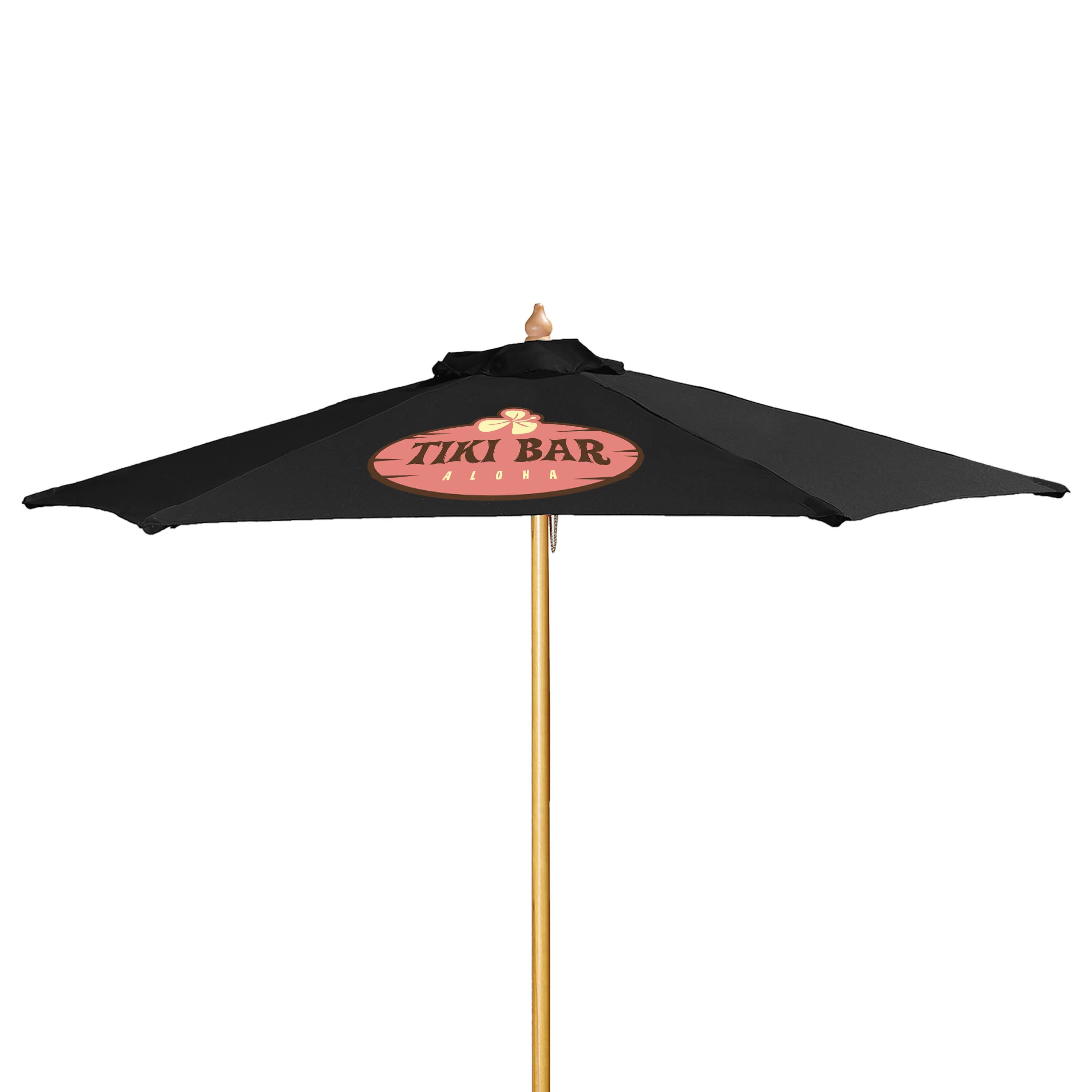 7' Wood Market Umbrella Kit Product Image