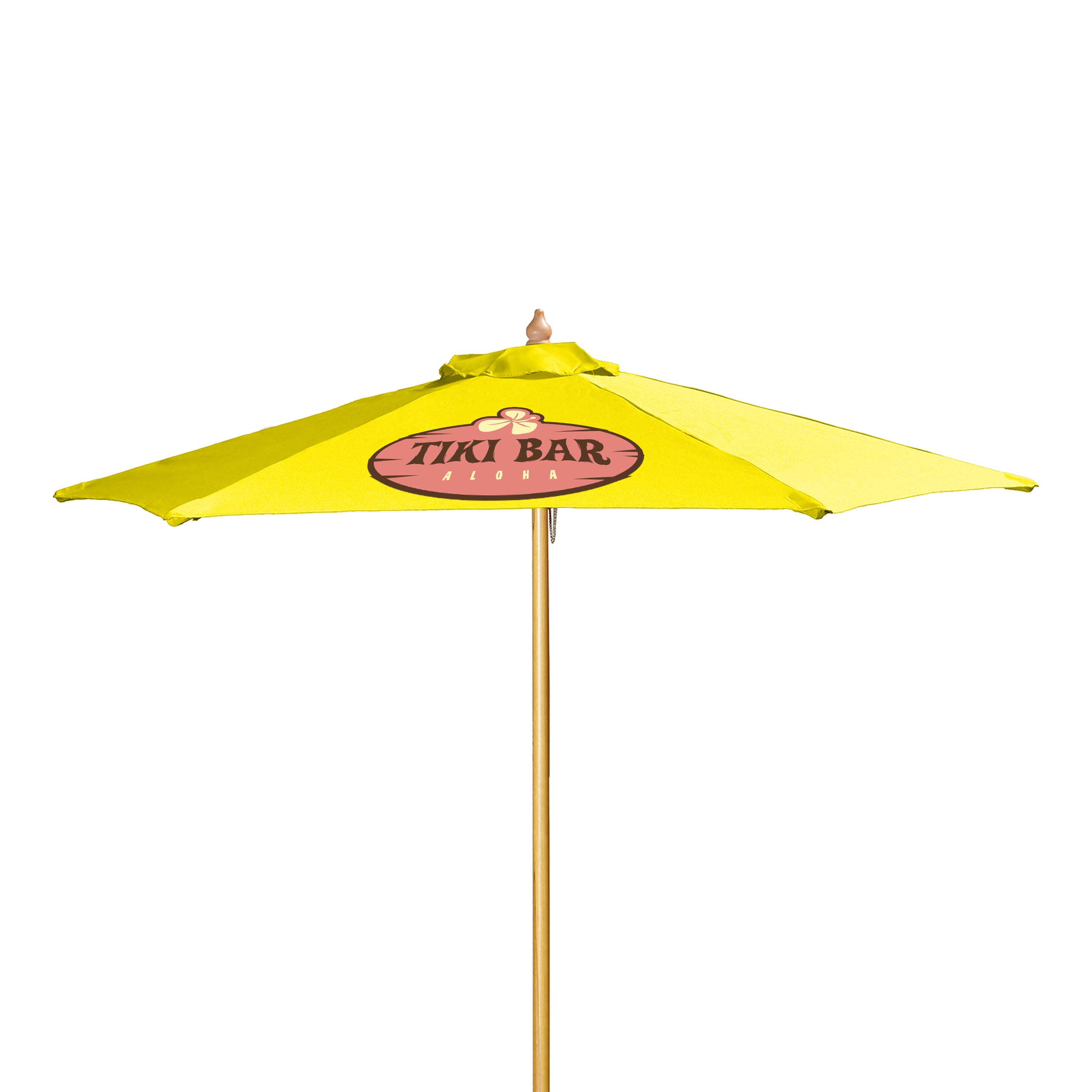 7' Wood Market Umbrella Kit Product Image