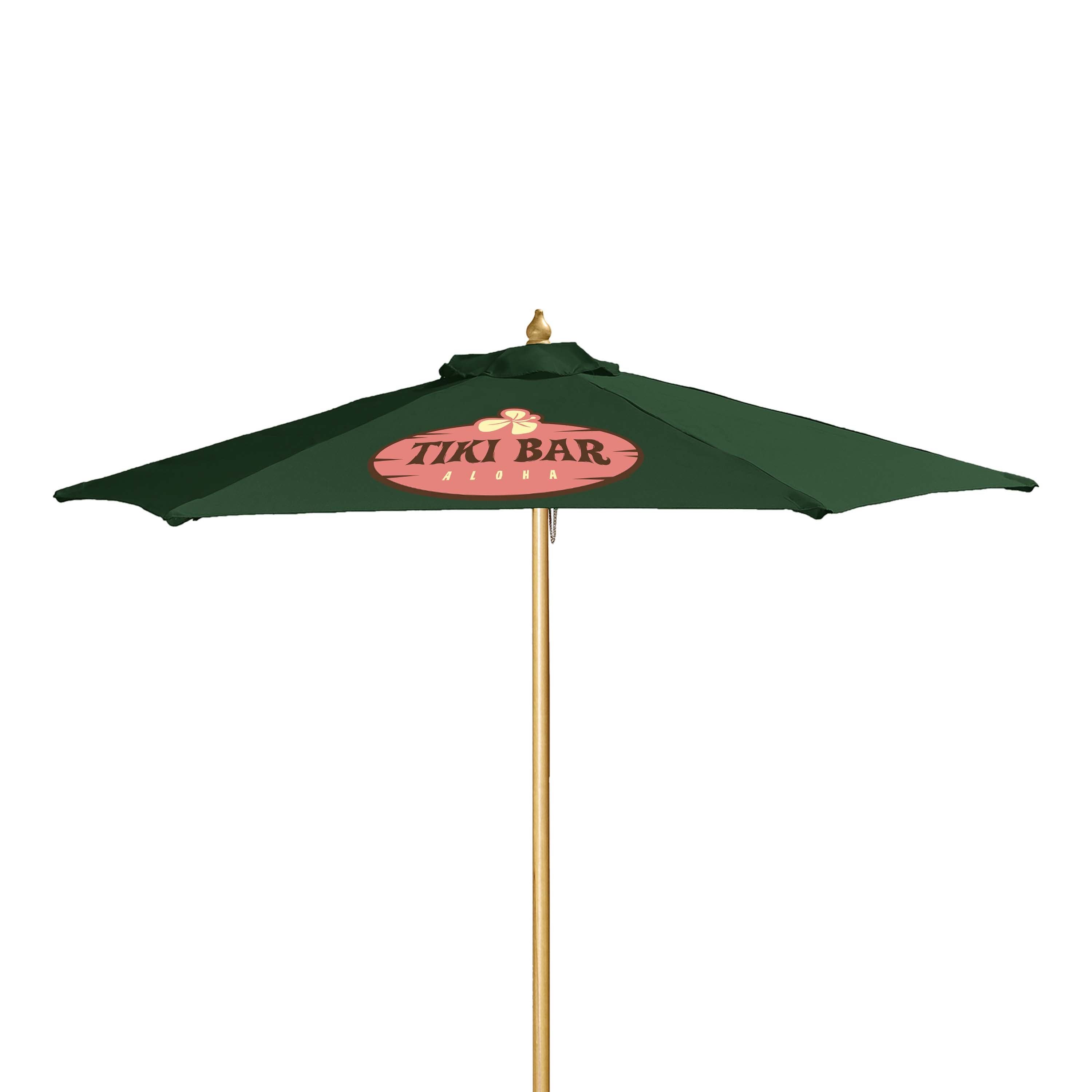 7' Wood Market Umbrella Kit Product Image