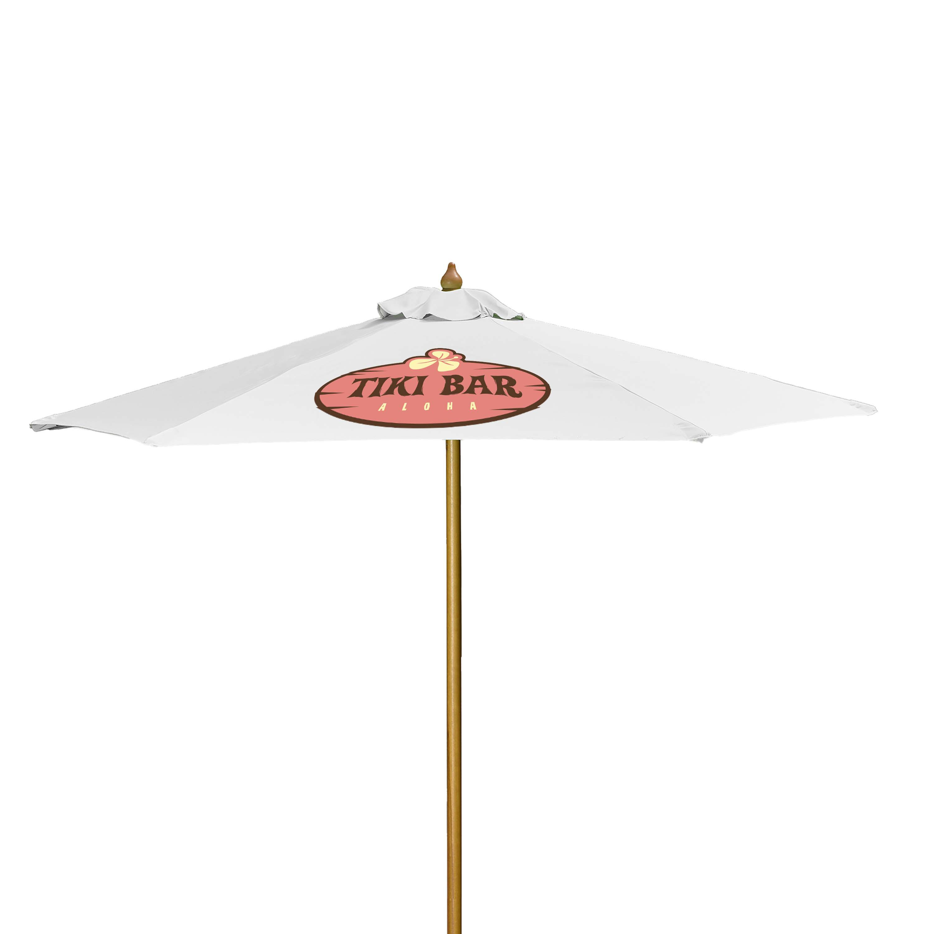 7' Wood Market Umbrella Kit Product Image