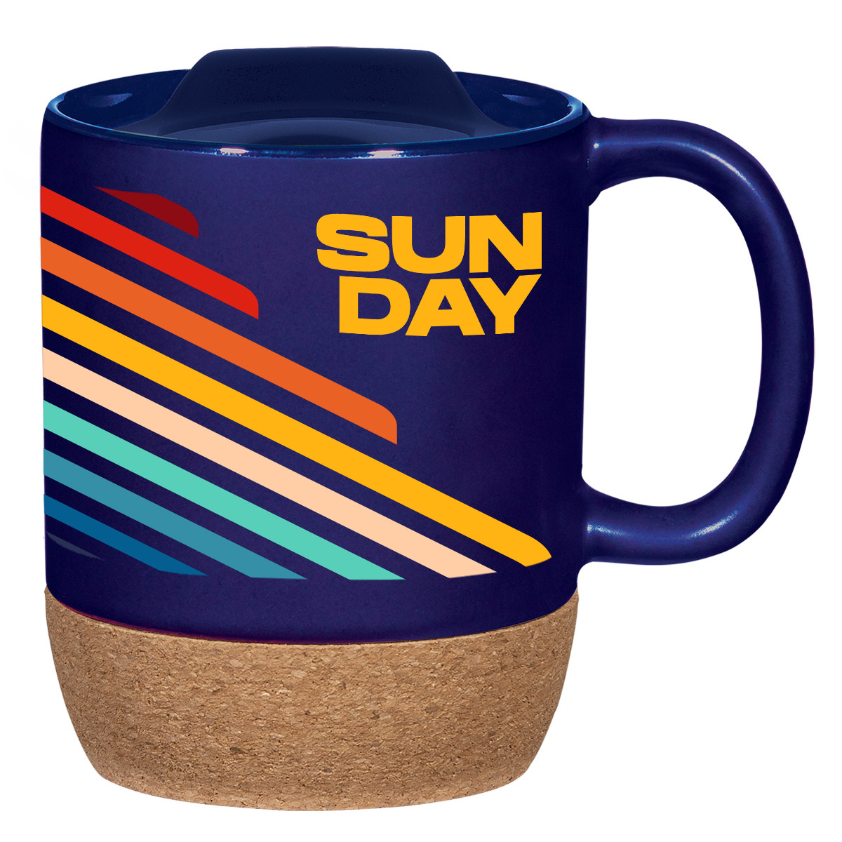 Full Color Cork Base Ceramic Mug - 14 oz. Product Image