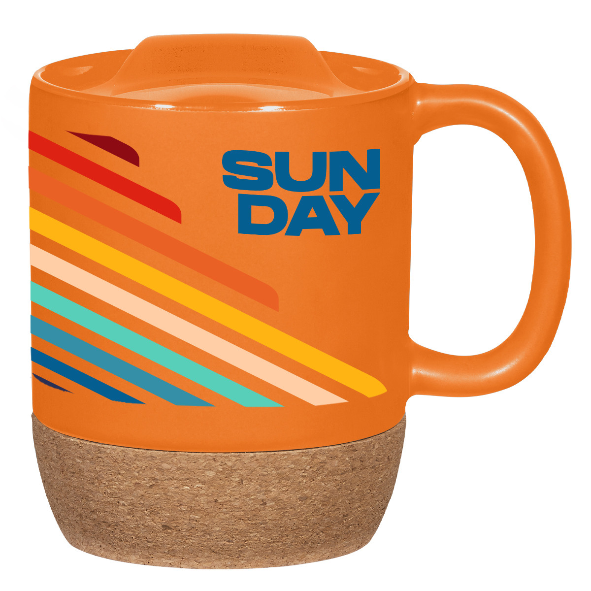 Full Color Cork Base Ceramic Mug - 14 oz. Product Image