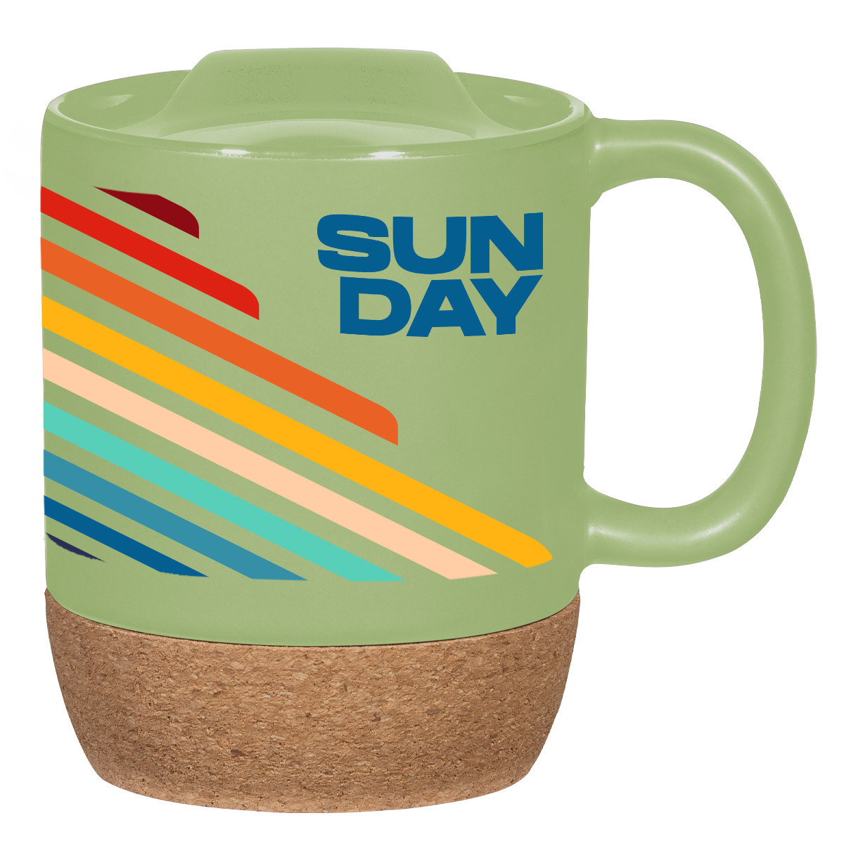 Full Color Cork Base Ceramic Mug - 14 oz. Product Image