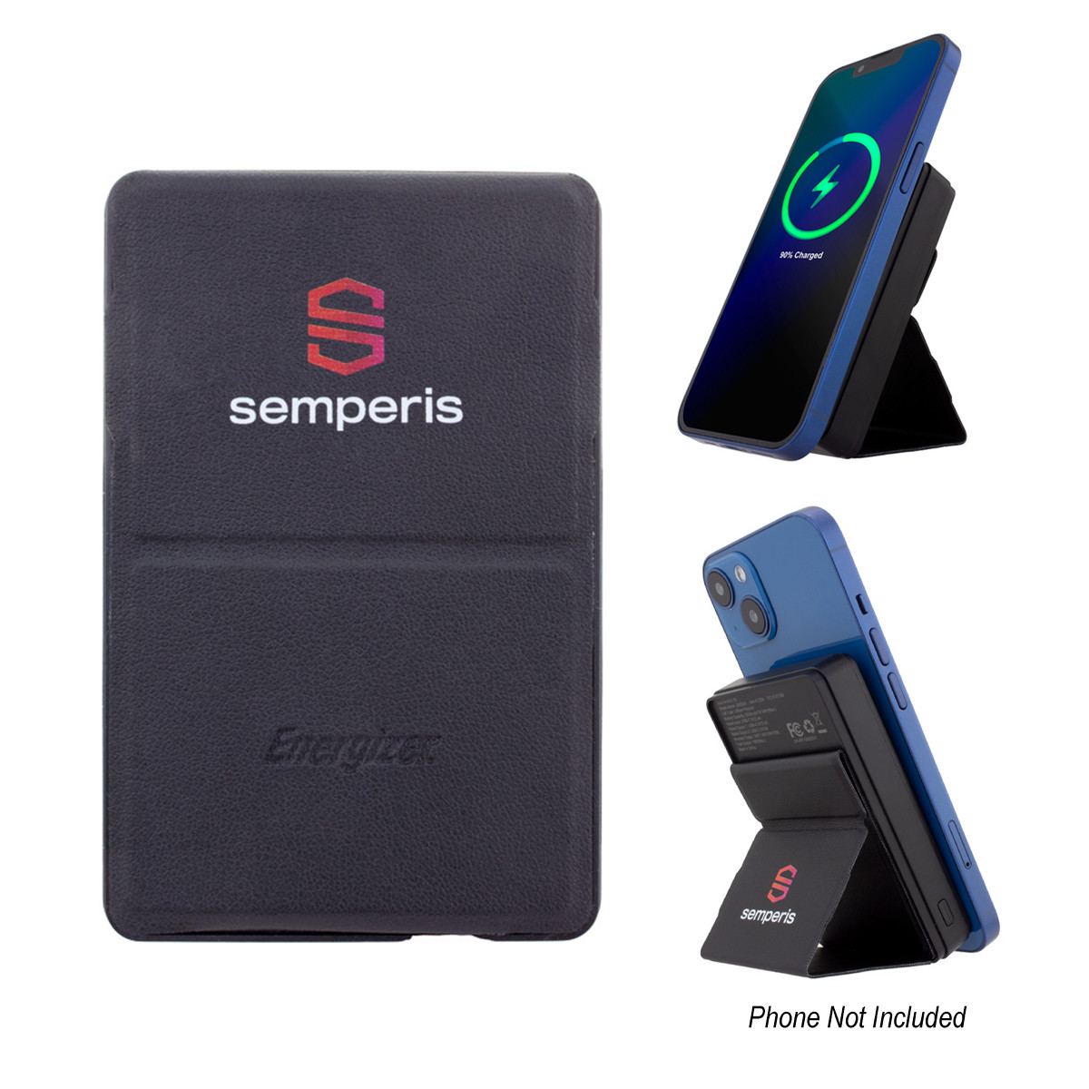 Energizer® 5,000 mAh Mag-N-Kick™ Wireless Charger Power Bank & Phone Stand Product Image