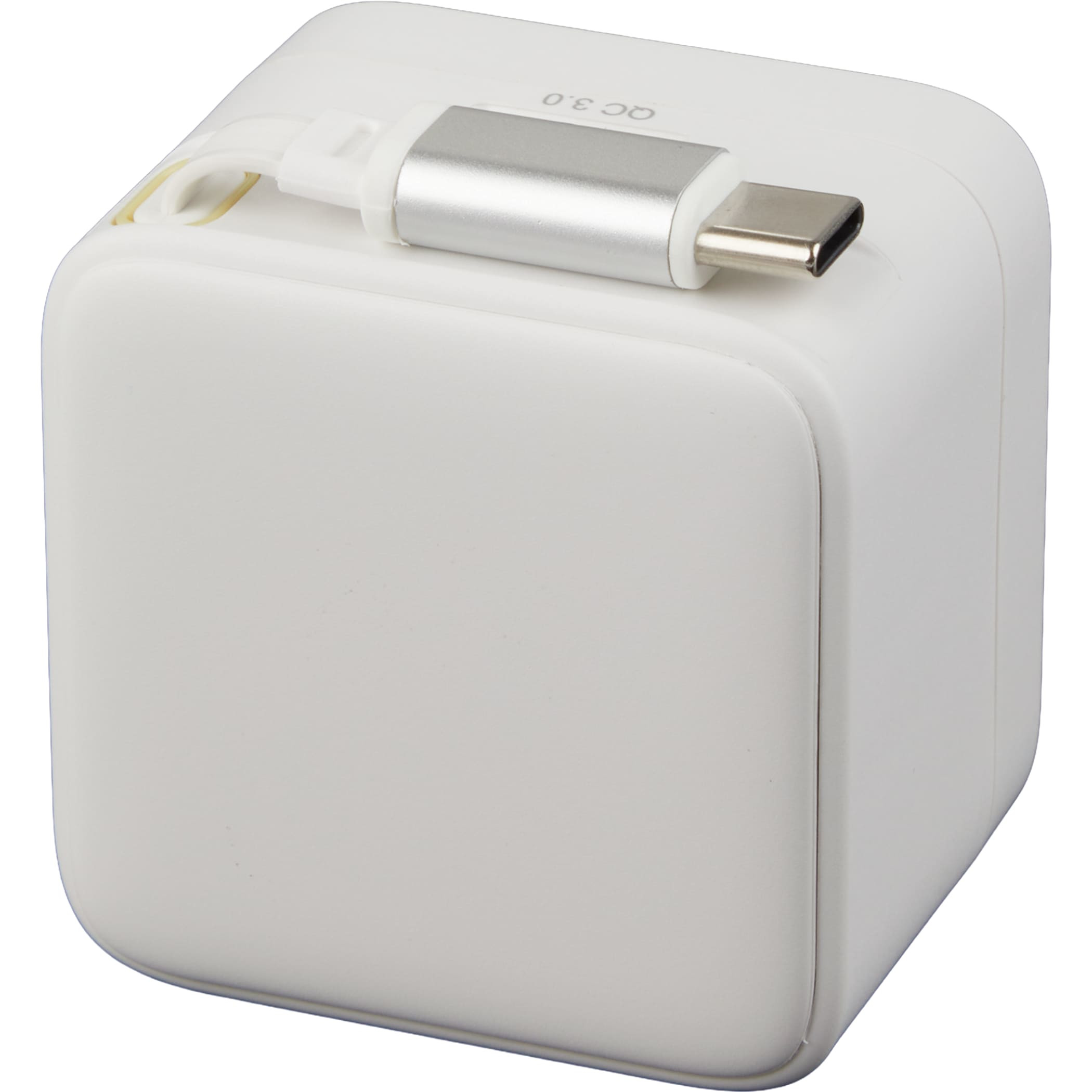 ETL Listed 20W Wall Charger with Retractable Cable Product Image