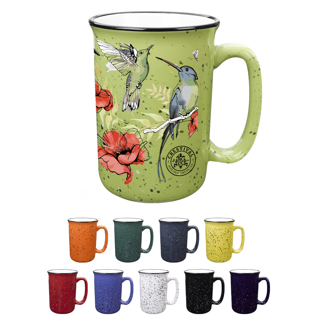 Full Color Tall Campfire Mug - 14 oz. Product Image
