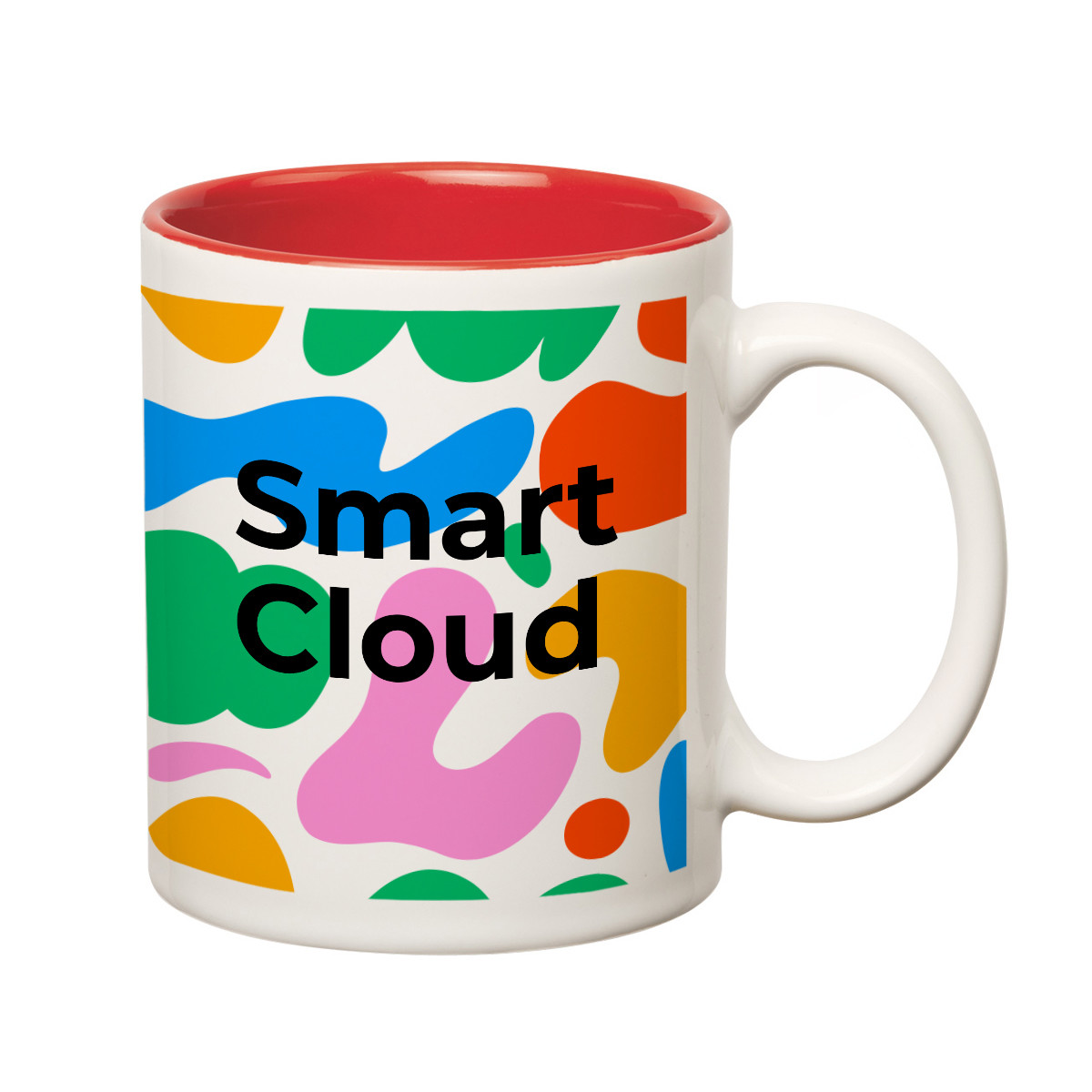 Full Color Hughes Stoneware Mug with C-Handle - 11 oz. Product Image