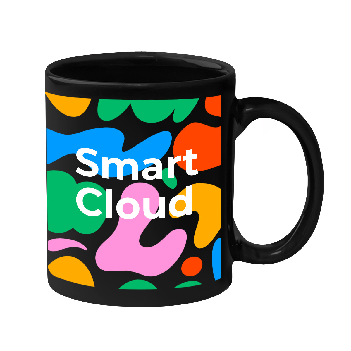 Full Color Hughes Stoneware Mug with C-Handle - 11 oz. Product Image