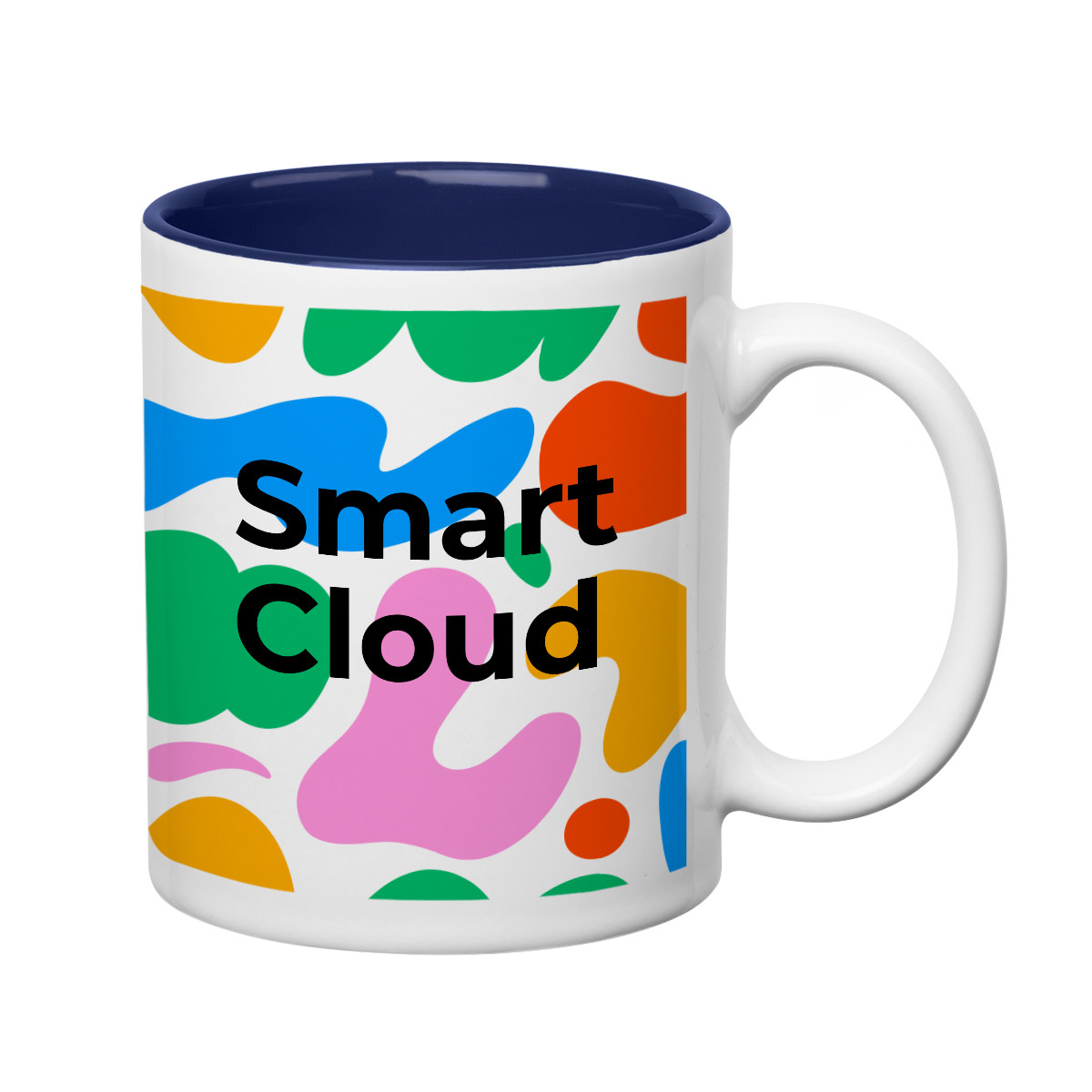 Full Color Hughes Stoneware Mug with C-Handle - 11 oz. Product Image