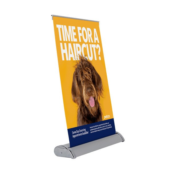 Retractable Tabletop Mini Roll-Up Banner Product Image