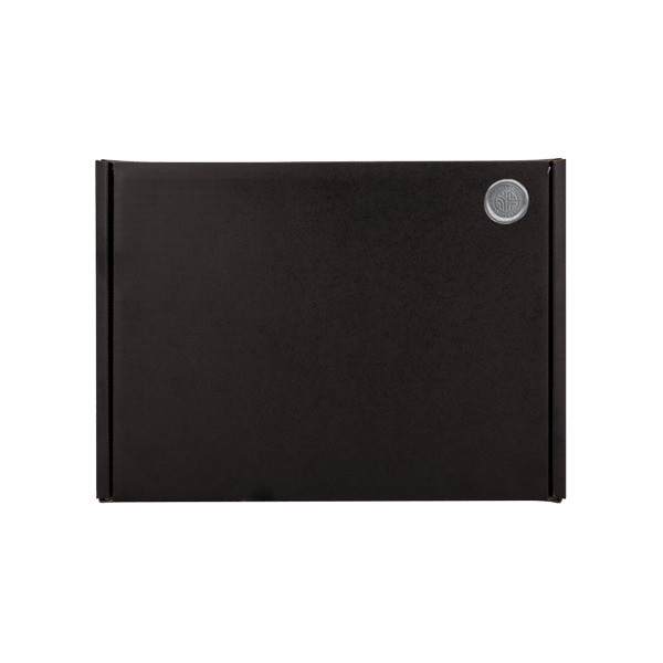 Black Gift Box with Wax Stamp Decoration Product Image