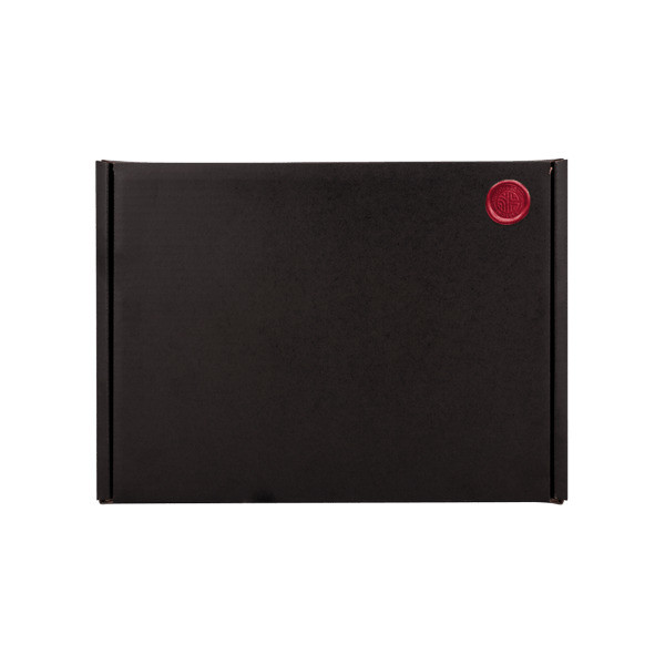 Black Gift Box with Wax Stamp Decoration Product Image