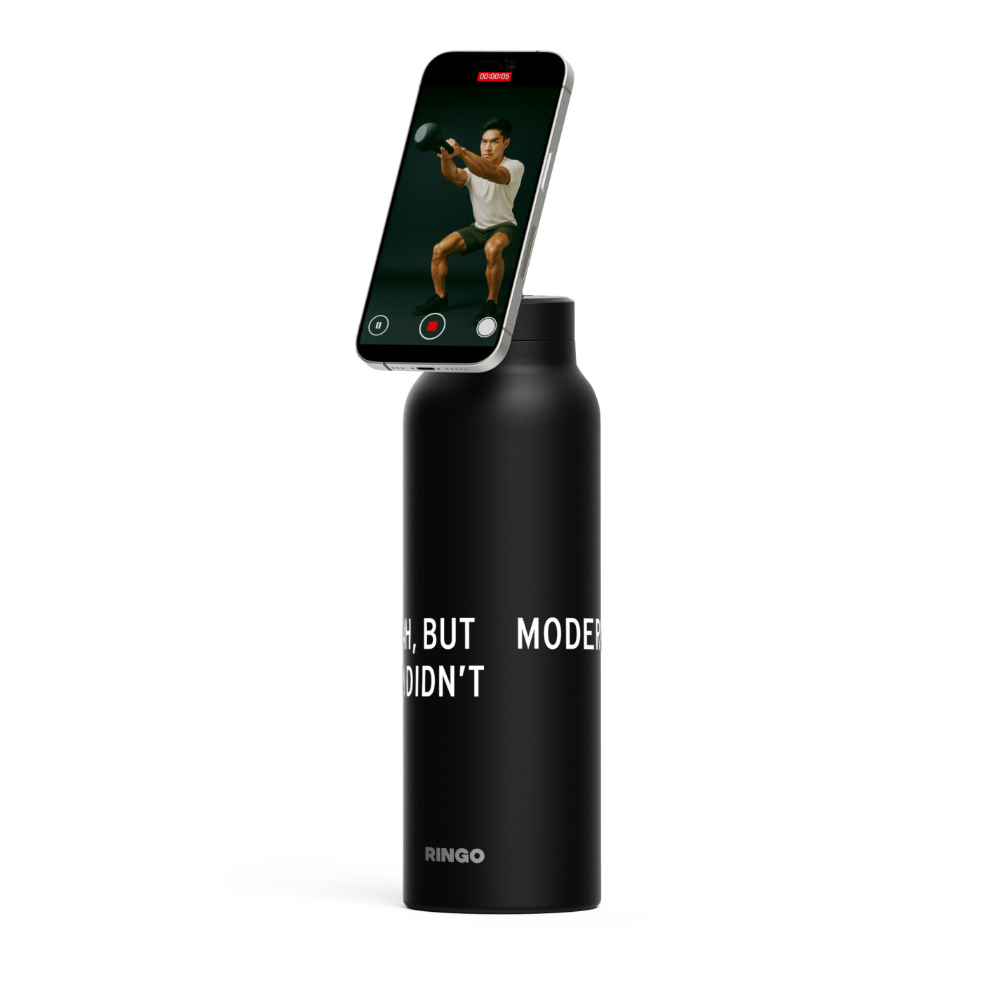 RINGO Pro Water Bottle with Magnetic Booster Ring - 32 oz. Product Image