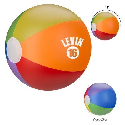 16" Rainbow Beach Ball Product Image