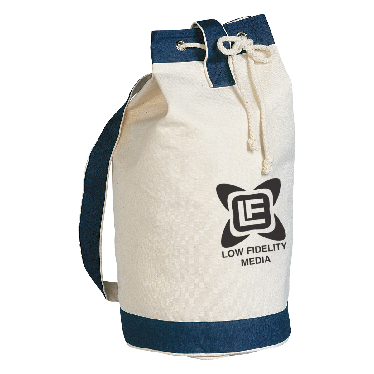 Drawstring Cotton Tote Bag - 15" x 19" Product Image