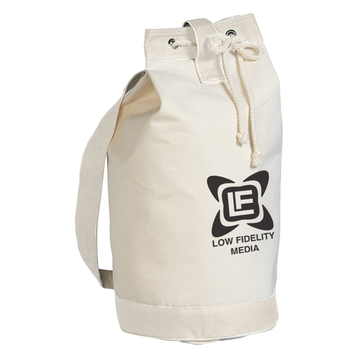Drawstring Cotton Tote Bag - 15" x 19" Product Image