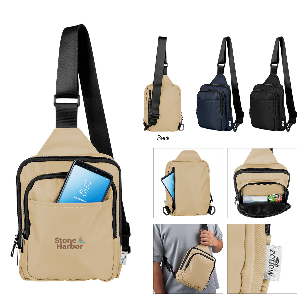 Anywhere rPET Sport Sling Bag Product Image