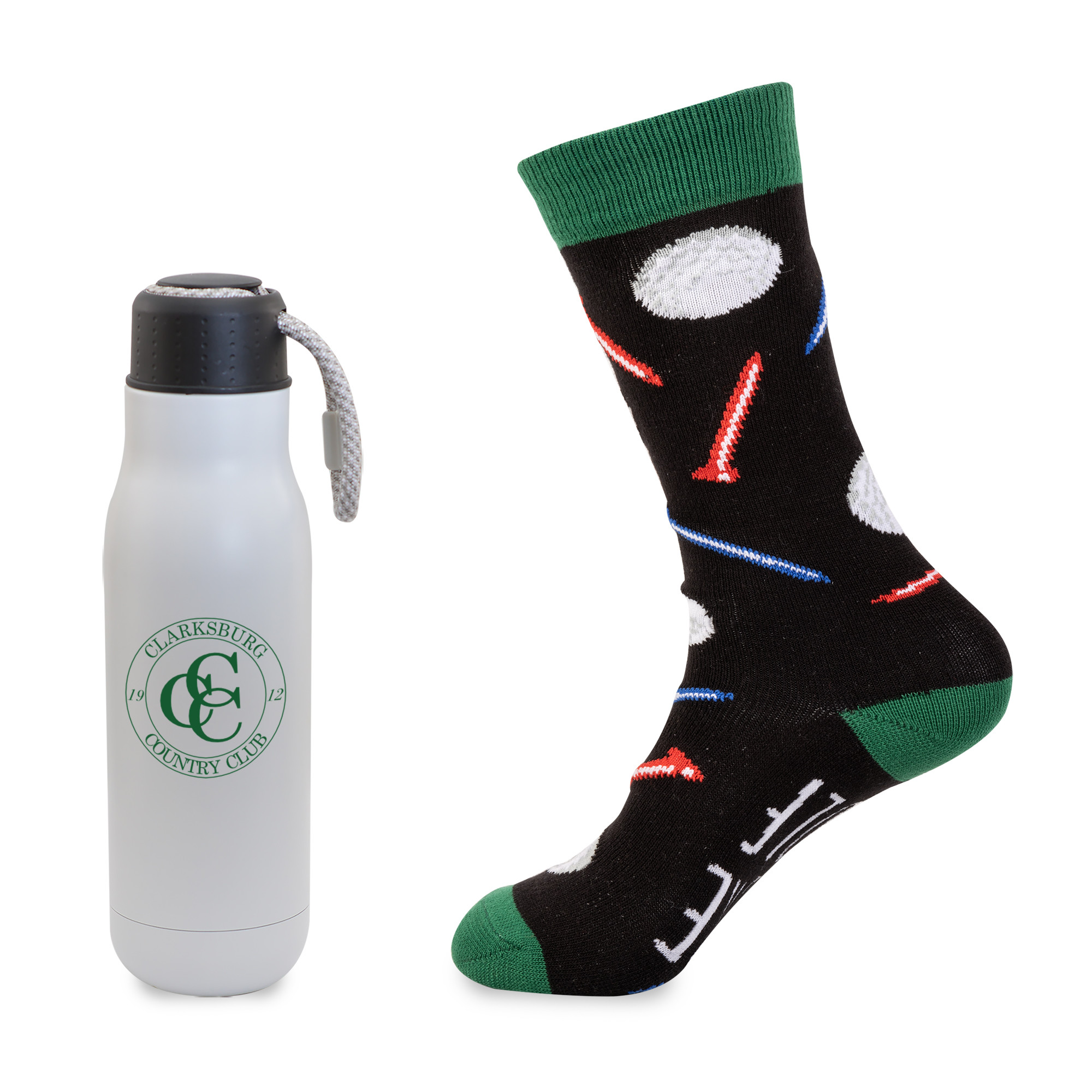 Less Work, More Golf Bottle Gift Set Product Image