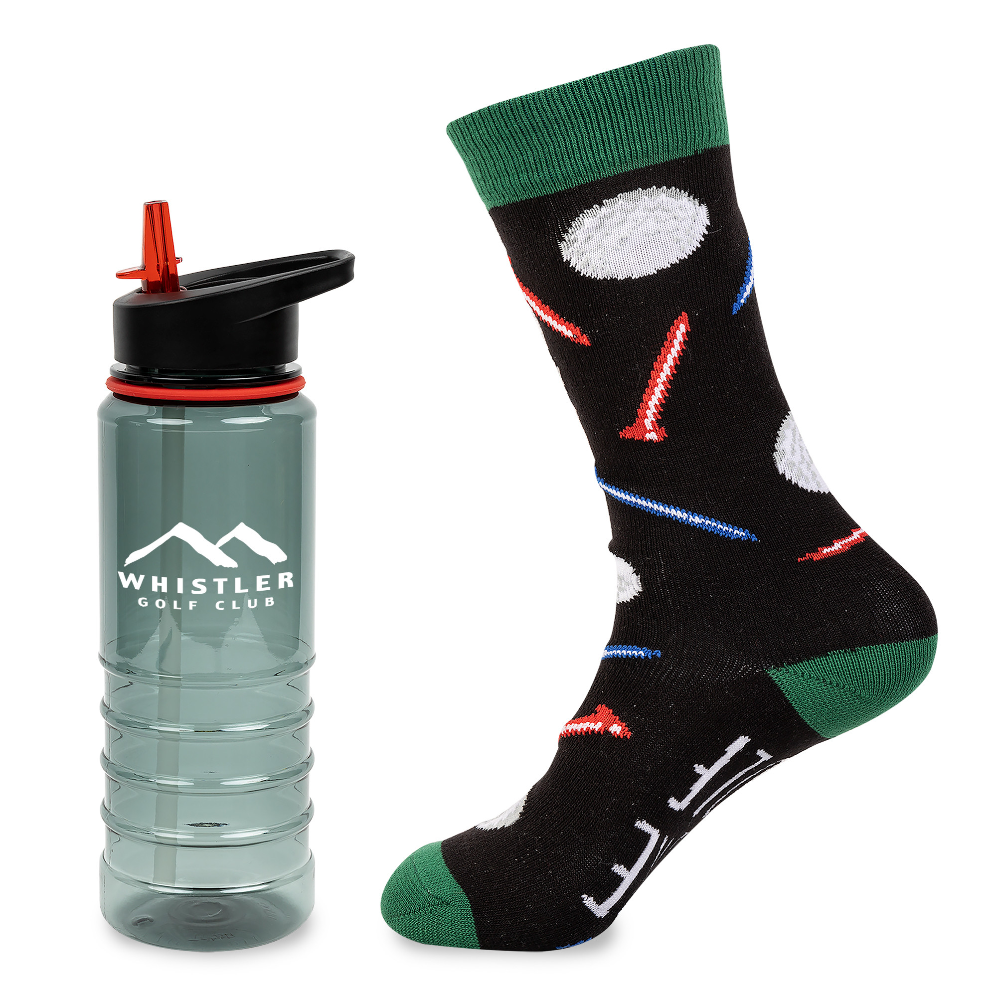 Less Work, More Golf Tritan Bottle Gift Set Product Image