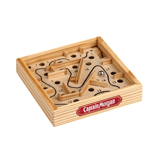 A-Mazing Wood Mini Maze Game Product Image