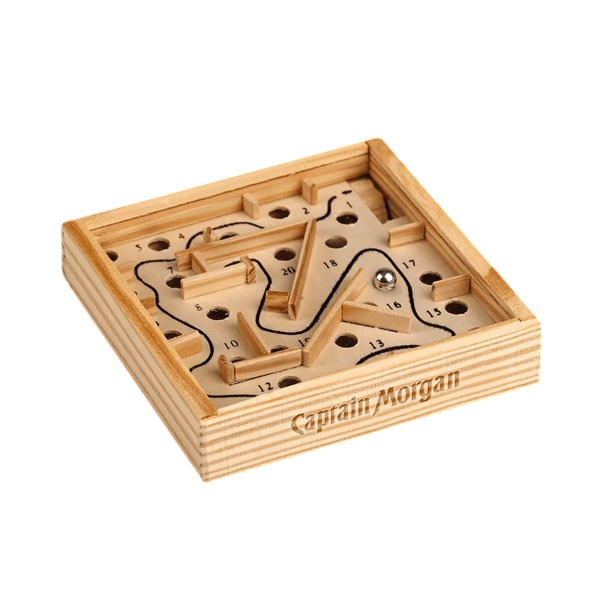 A-Mazing Wood Mini Maze Game Product Image