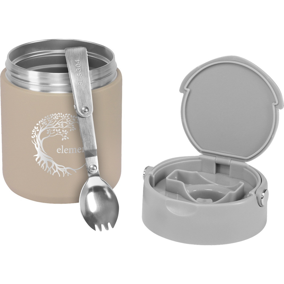 Urban Peak® Vacuum Food Jar with Spork - 20 oz. Product Image