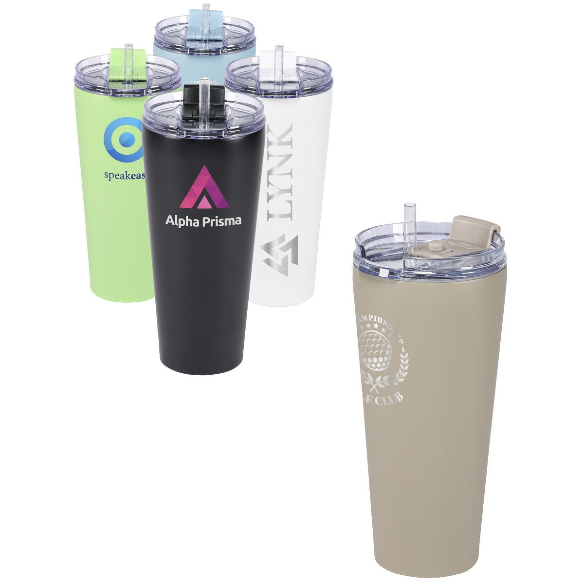 Urban Peak® Cascade Pop-Up Straw Tumbler - 30 oz. Product Image