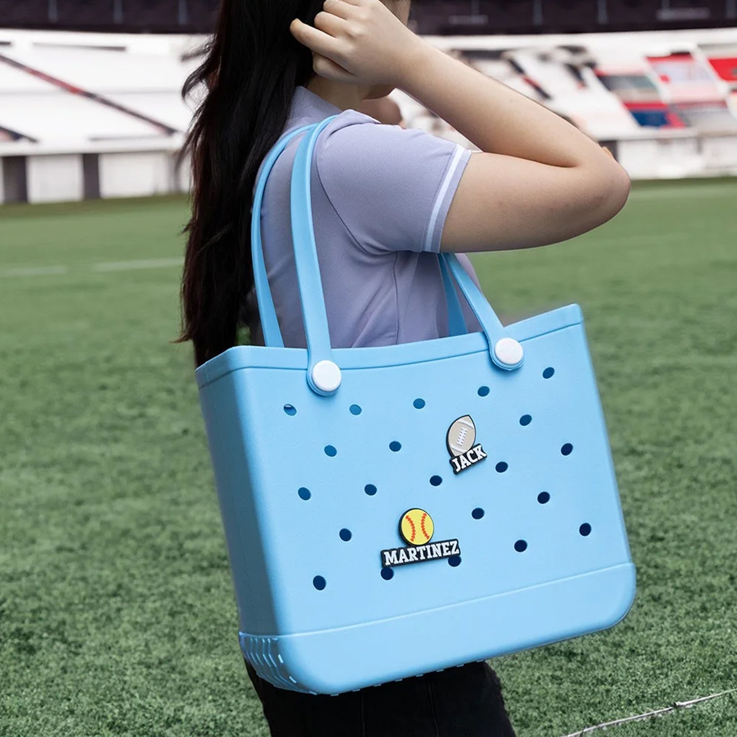 Custom Rubber Tote Charms Product Image