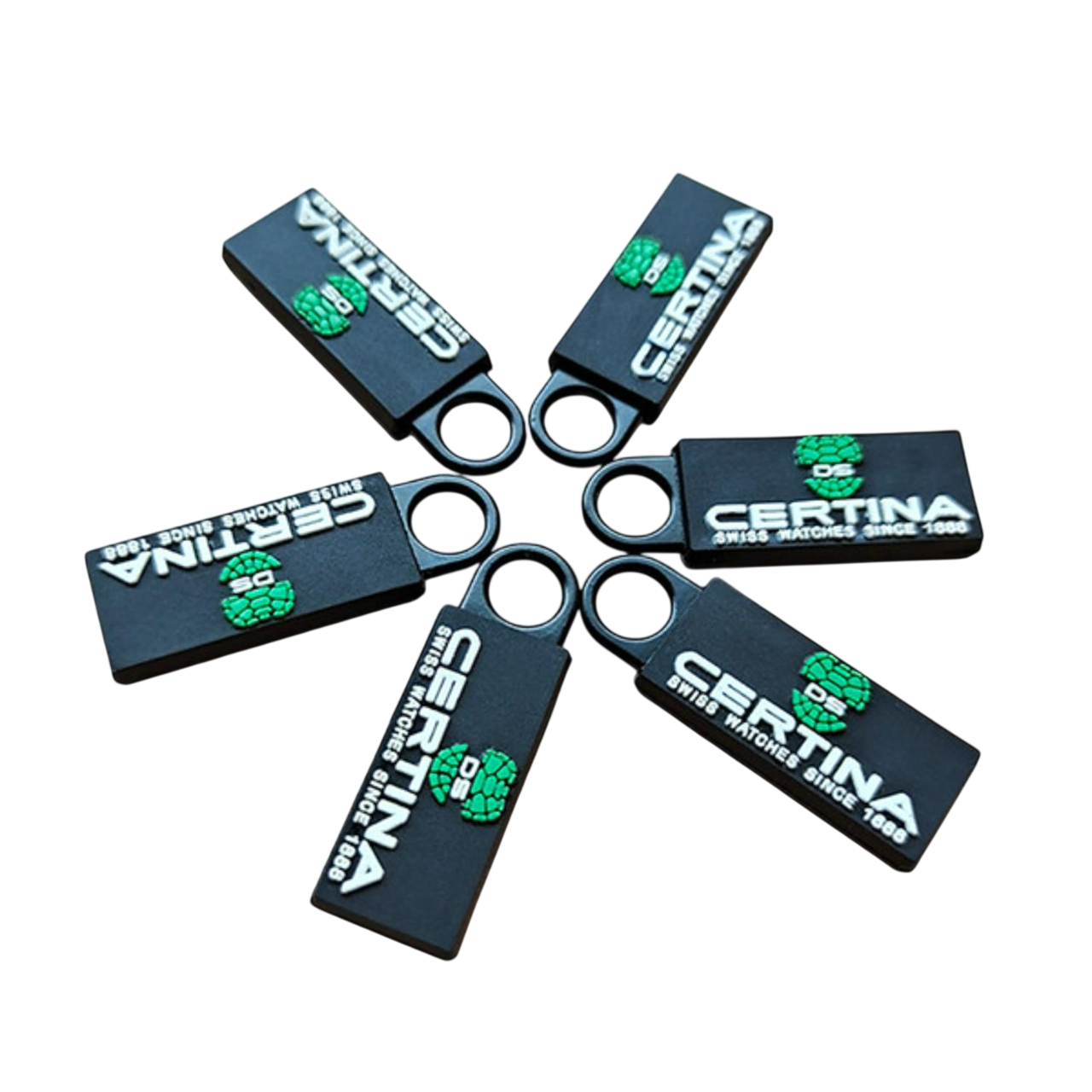 Custom Molded PVC Zipper Pulls Product Image