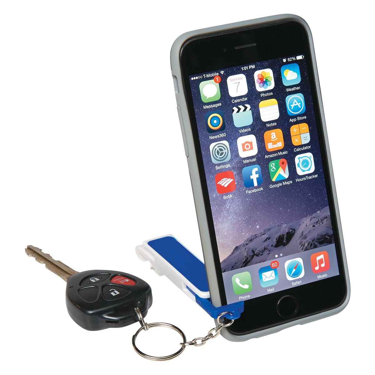Bottle Opener Keychain w/ Phone Stand Product Image