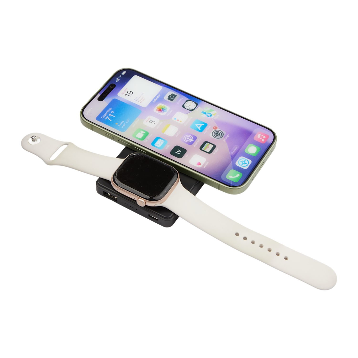 4,000 mAh MagClick™ Wireless Power Bank with Watch Charger Product Image