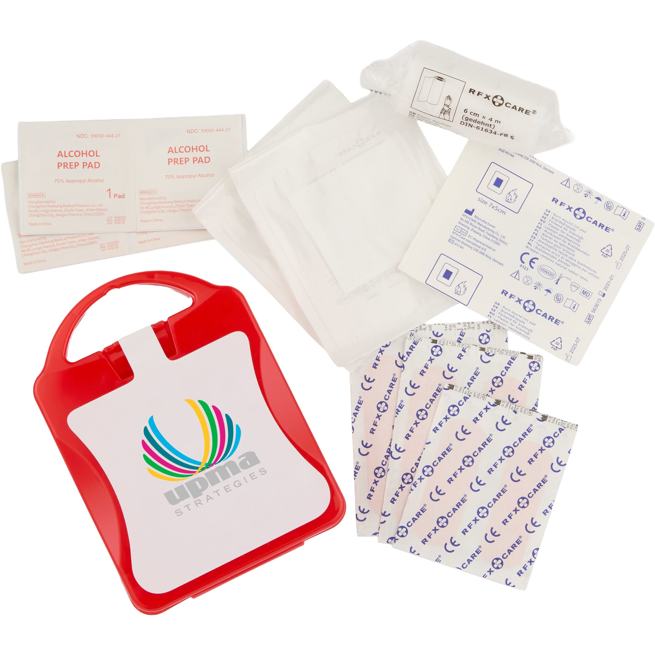 21-Piece First Aid Kit with Recycled Case Product Image