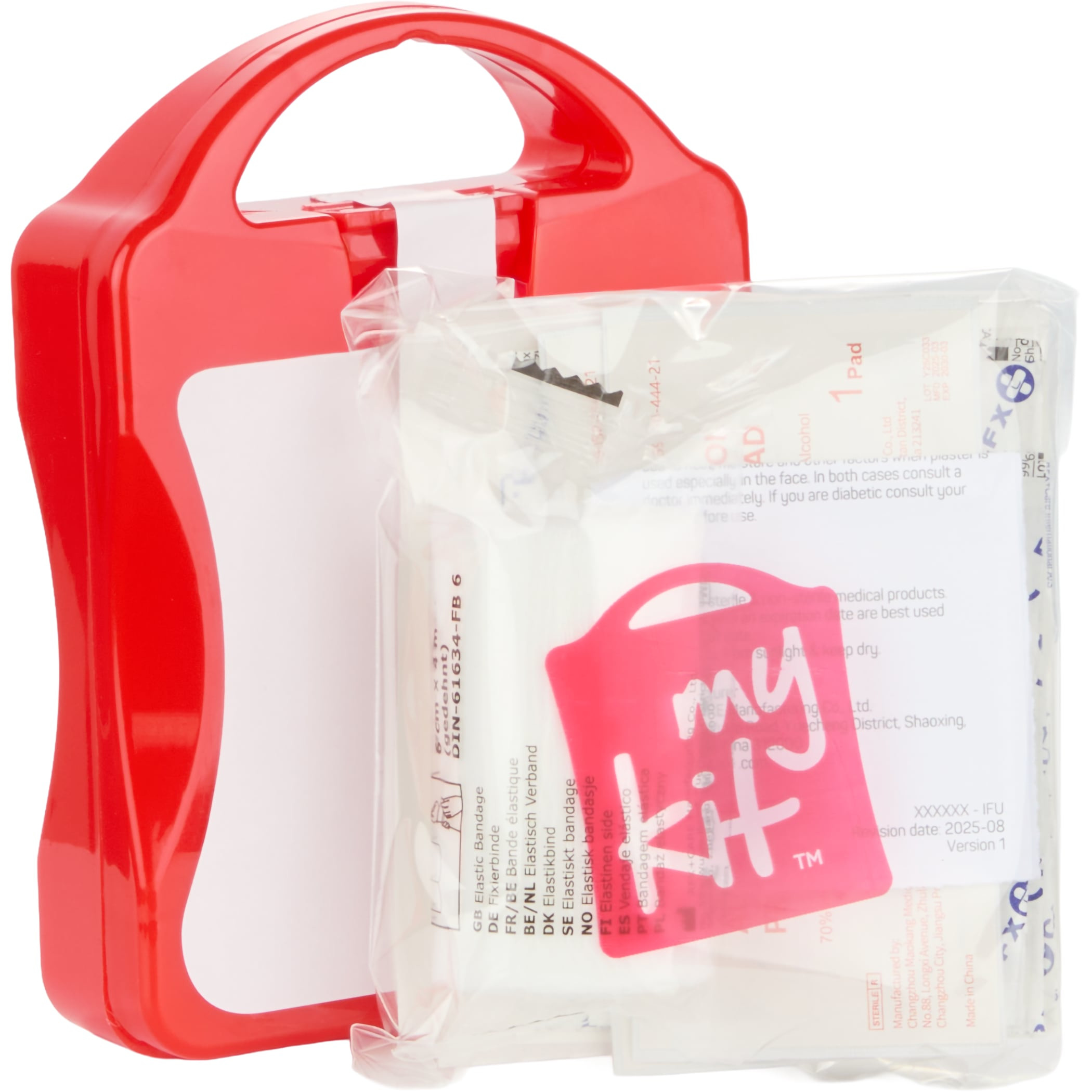 21-Piece First Aid Kit with Recycled Case Product Image
