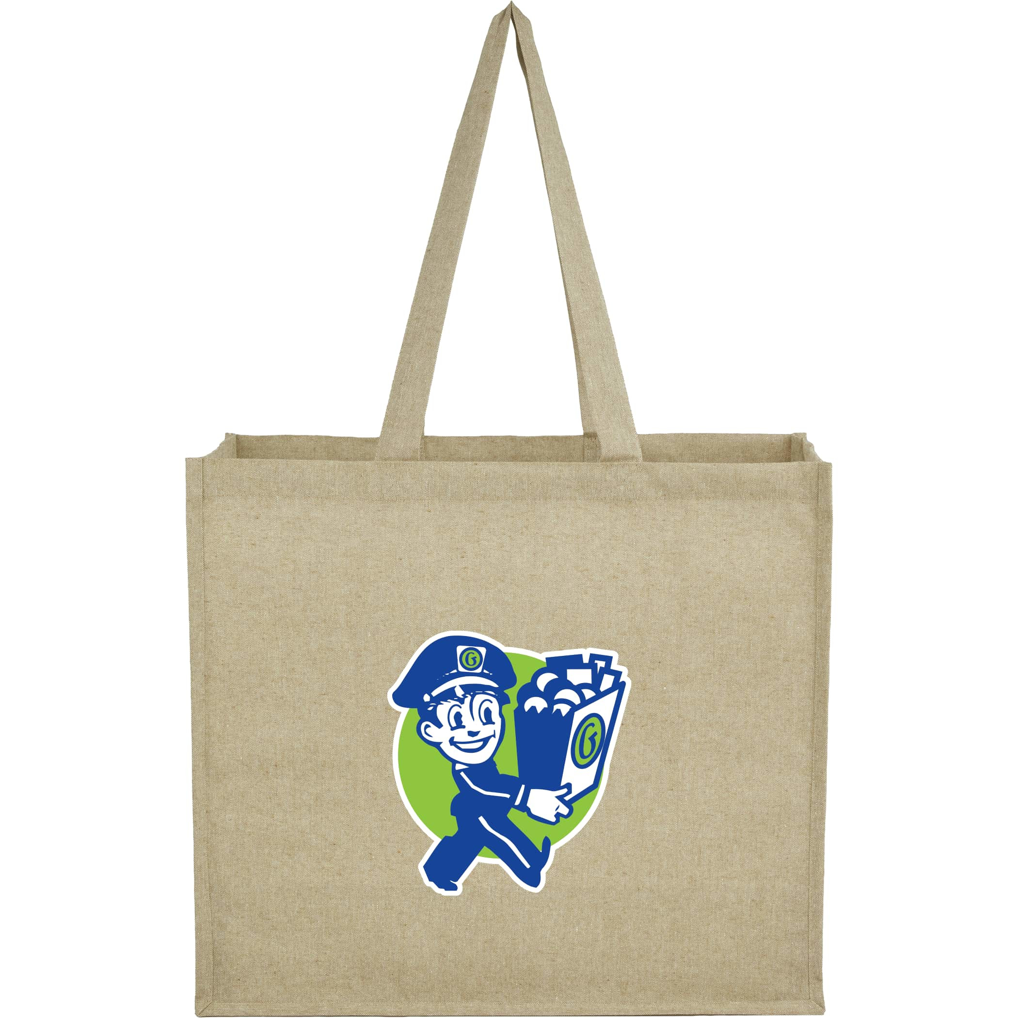 4 oz. Recycled Cotton Shopper Tote with Laminated Interior Product Image