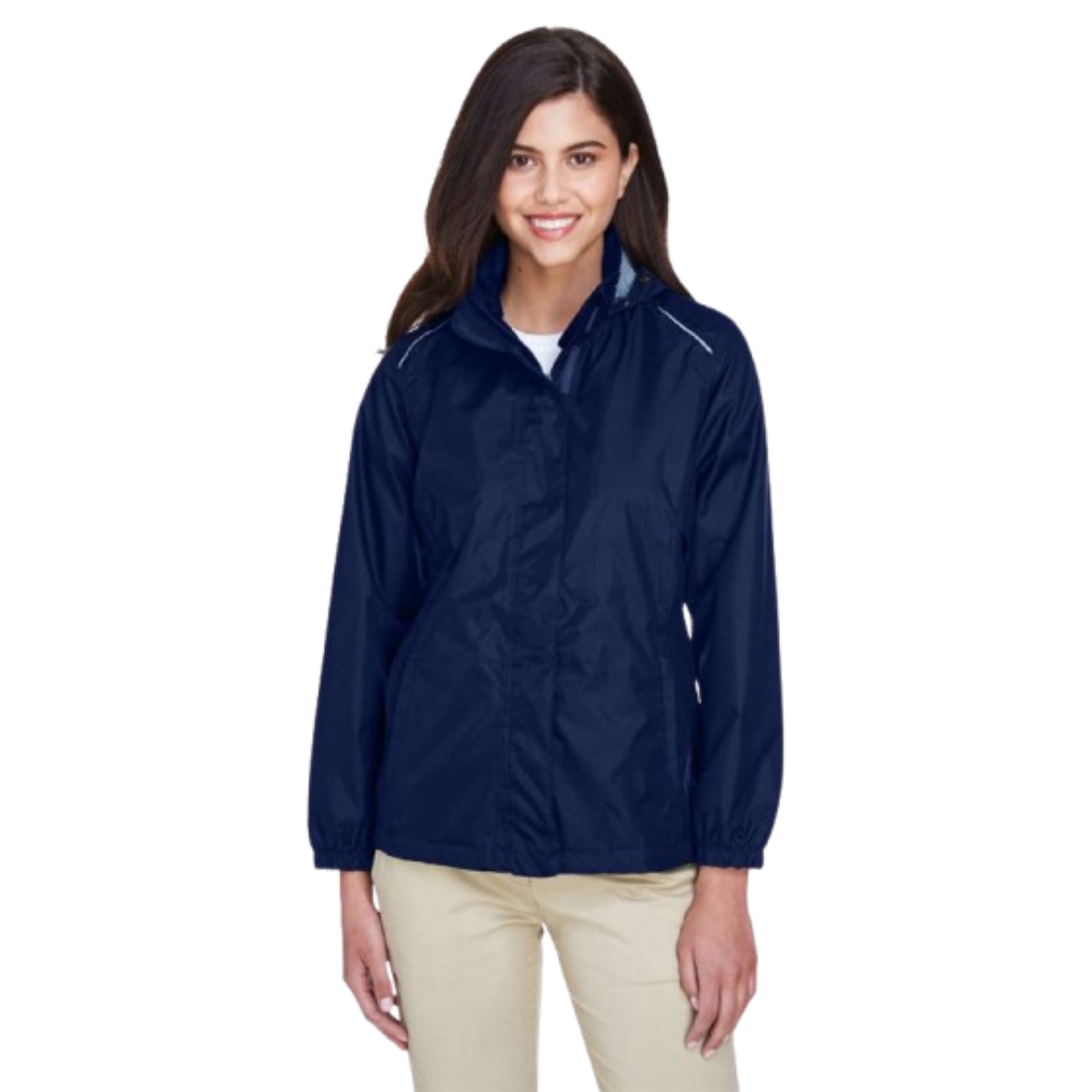 Core 365 Women's Climate Seam-Sealed Lightweight Variegated Ripstop Jacket Product Image