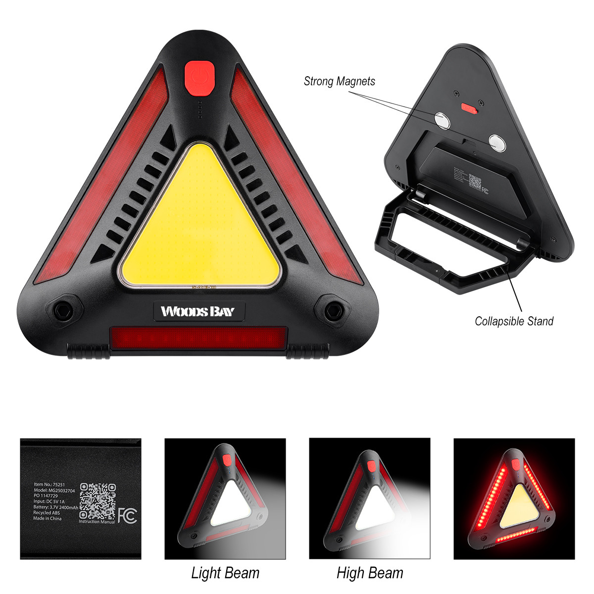 rABS Auto Emergency Triangle Light Product Image