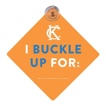 5" x 5" Car On-Board Sign Product Image