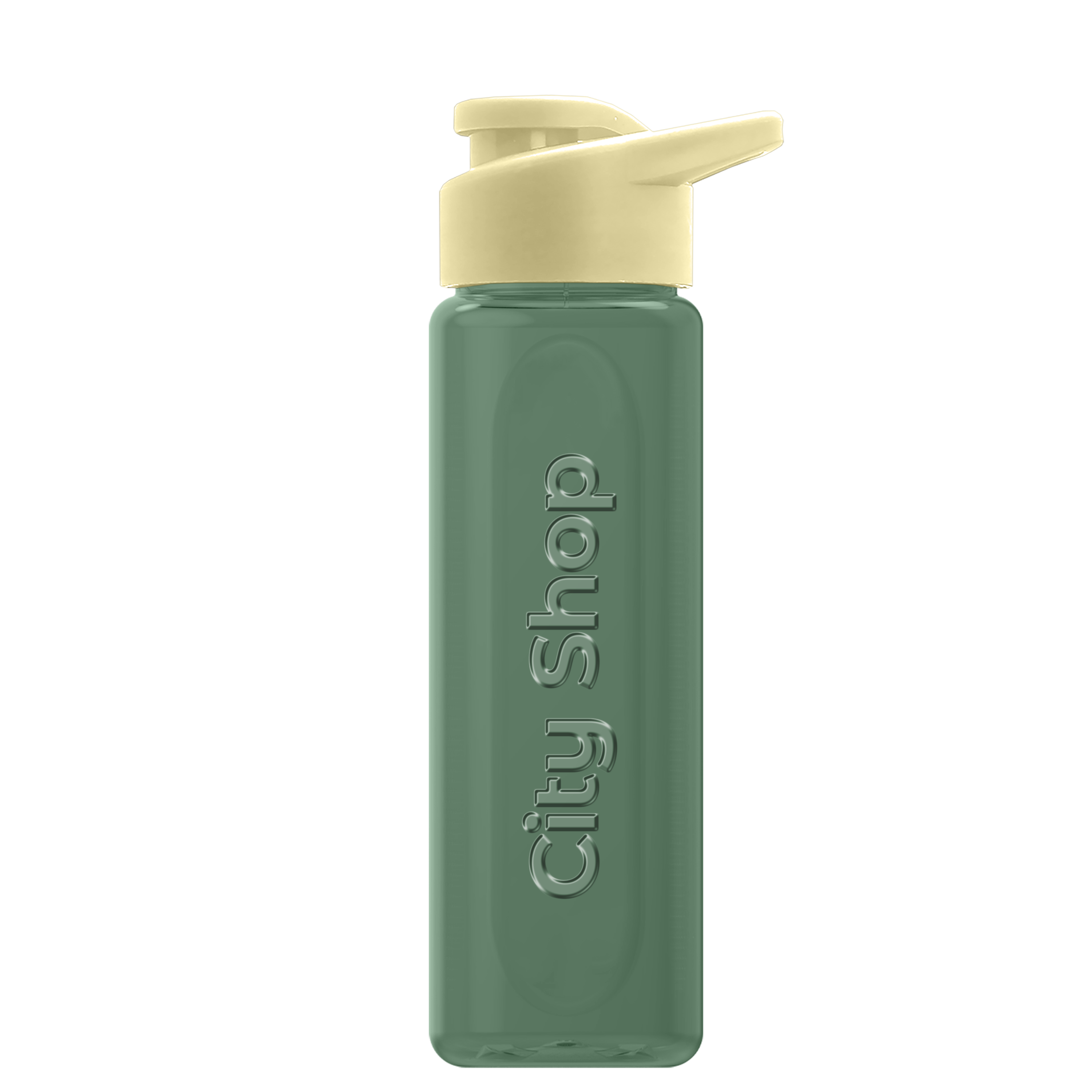 Boss Embossed RPET Bottle with Drink-Thru Lid - 26 oz. Product Image